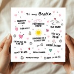 Bestie Card For Best Friend Birthday Cards For Friends Christmas Bestie Card For Best Friend Birthday Cards For Friends Christmas