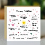 Bestie Card For Best Friend Birthday Cards For Friends Christmas Bestie Card For Best Friend Birthday Cards For Friends Christmas