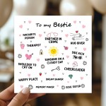 Bestie Card For Best Friend Birthday Cards For Friends Christmas Bestie Card For Best Friend Birthday Cards For Friends Christmas