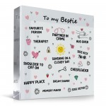 To My Bestie Gift Friendship Gifts for Women Special Friend Gift