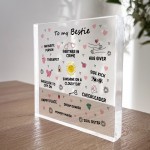 To My Bestie Gift Friendship Gifts for Women Special Friend Gift