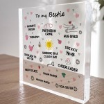 To My Bestie Gift Friendship Gifts for Women Special Friend Gift