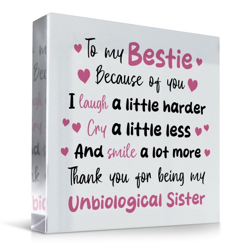 Bestie Gift for Women Thank You Gifts For Best Friend Friendship