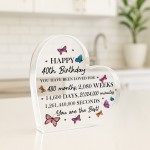 40th Birthday Gift For Daughter Auntie Sister Best Friend 40th Birthday Gift For Daughter Auntie Sister Best Friend