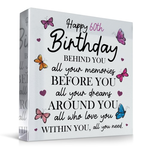 Beautiful 60th Birthday Gift For Friend Mum Nan Grandma Nanny