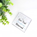 Our First Christmas Married Sign Gift For Couple Mr And Mrs Our First Christmas Married Sign Gift For Couple Mr And Mrs