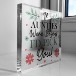 Funny Auntie Birthday Gifts Presents For Auntie Acrylic Plaque Funny Auntie Birthday Gifts Presents For Auntie Acrylic Plaque