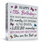 Happy 13th Birthday Gift For Daughter Granddaughter Niece Sister Happy 13th Birthday Gift For Daughter Granddaughter Niece Sister