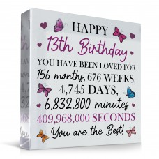 Happy 13th Birthday Gift For Daughter Granddaughter Niece Sister