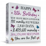 Happy 16th Birthday Gift For Daughter Granddaughter Niece Sister Happy 16th Birthday Gift For Daughter Granddaughter Niece Sister