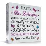 Happy 18th Birthday Gift For Daughter Granddaughter Niece Sister