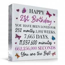 Happy 21st Birthday Gift For Daughter Granddaughter Niece Sister