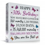 Happy 30th Birthday Gift For Daughter Auntie Sister Best Friend 