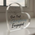 First Christmas Engaged Gift For Couple Fiance Engagement Gift