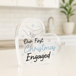 First Christmas Engaged Gift For Couple Fiance Engagement Gift