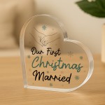 First Christmas Married Gift For Couple Mr And Mrs Husband Wife First Christmas Married Gift For Couple Mr And Mrs Husband Wife