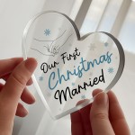First Christmas Married Gift For Couple Mr And Mrs Husband Wife First Christmas Married Gift For Couple Mr And Mrs Husband Wife