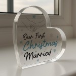 First Christmas Married Gift For Couple Mr And Mrs Husband Wife First Christmas Married Gift For Couple Mr And Mrs Husband Wife