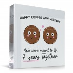 7th Wedding Anniversary Gift Acrylic Block Husband Wife Gift