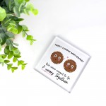 7th Wedding Anniversary Gift Acrylic Block Husband Wife Gift