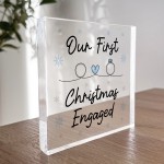 1st Christmas Engaged Gift For Couple Fiance Engagement Gift 1st Christmas Engaged Gift For Couple Fiance Engagement Gift