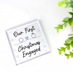 1st Christmas Engaged Gift For Couple Fiance Engagement Gift 1st Christmas Engaged Gift For Couple Fiance Engagement Gift