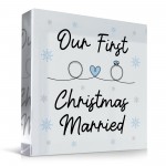 Our 1st Christmas Married Gift For Couple Mr Mrs Husband Wife