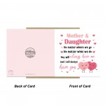 Mother and Daughter Greetings Card For Mum Daughter Cards