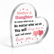 Mother Daughter Plaque Mum Gifts For Birthday Christmas