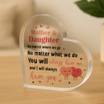 Mother Daughter Plaque Mum Gifts For Birthday Christmas
