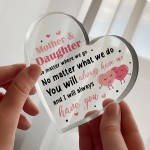 Mother Daughter Plaque Mum Gifts For Birthday Christmas