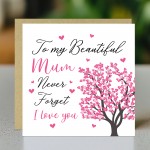 Beautiful Mum Greetings Card For Birthday Christmas Mothers Day 