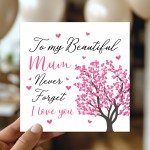 Beautiful Mum Greetings Card For Birthday Christmas Mothers Day 