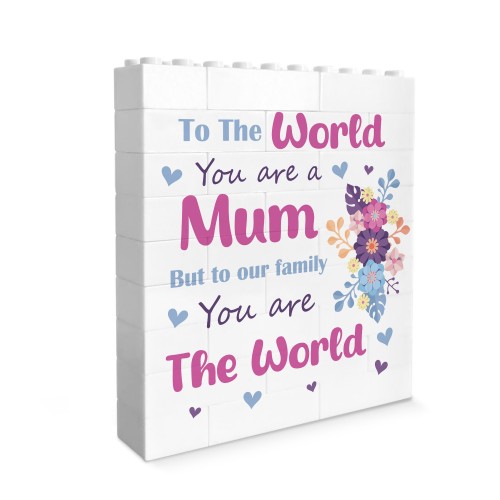 Mum Gifts Building Block Mum Gift For Birthday Christmas
