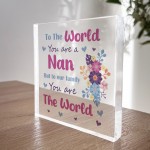 Nan Gift From Granddaughter Grandson Kid Gift For Nan Birthday