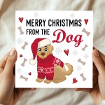 Merry Christmas From The Dog Card Novelty Dogs Christmas Xmas Merry Christmas From The Dog Card Novelty Dogs Christmas Xmas