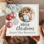 Personalised Merry Christmas Card For Friends and Family Seasons