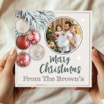 Personalised Merry Christmas Card For Friends and Family Seasons