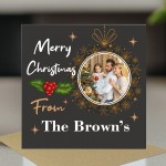 Christmas Personalised Photo Card For Friends and Family