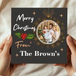 Christmas Personalised Photo Card For Friends and Family