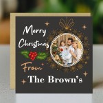 Christmas Personalised Photo Card For Friends and Family