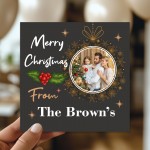 Christmas Personalised Photo Card For Friends and Family