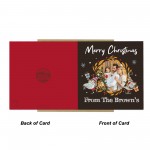 Personalised Merry Christmas Family Card Custom Photo Christmas 