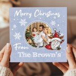 Merry Christmas Personalised Card For Friends or Family