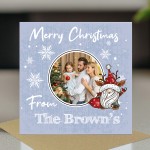 Merry Christmas Personalised Card For Friends or Family