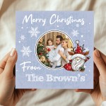 Merry Christmas Personalised Card For Friends or Family