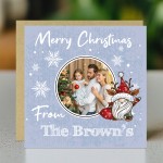 Merry Christmas Personalised Card For Friends or Family