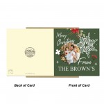 Family Christmas Personalised Photo Card For Friends or Family