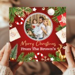 Personalised Christmas Xmas Card Your Custom Photo Xmas