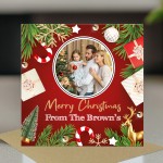 Personalised Christmas Xmas Card Your Custom Photo Xmas